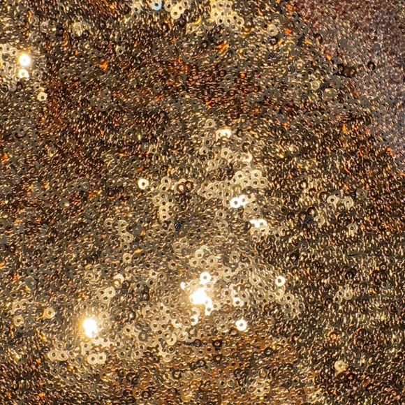 Disney Sparkling Gold Dress with Red Sequin Bow - Picture 11 of 12